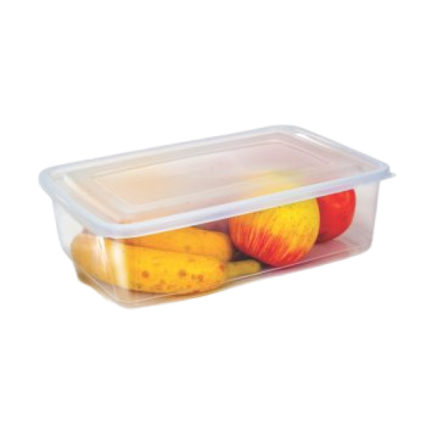 CAIXA 4 L RETANGULAR C/TAMPA HERMETICA REF: 2186