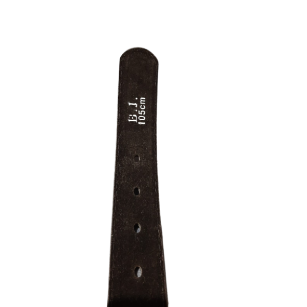 CINTO SINTÉTICO MASCULINO PRETO C/ DEZENHO 1.05 CM