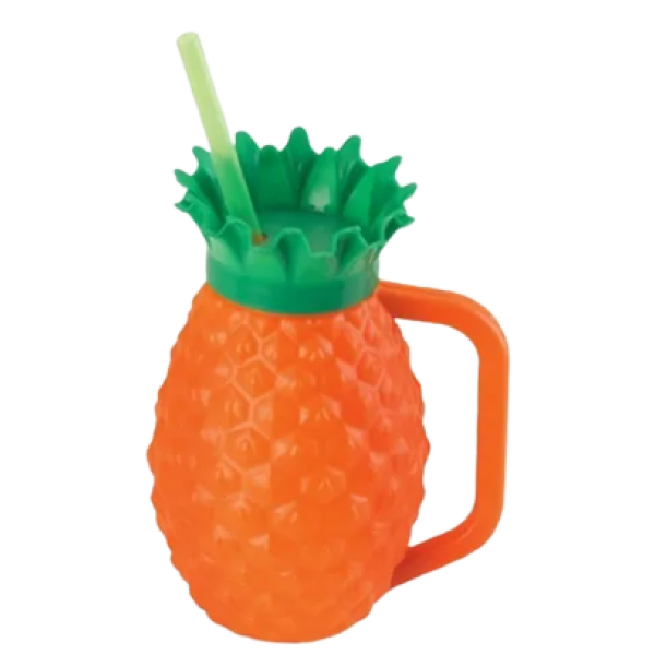 COPO 500 ML ABACAXI ALÇA/CANUDO REF: 2080