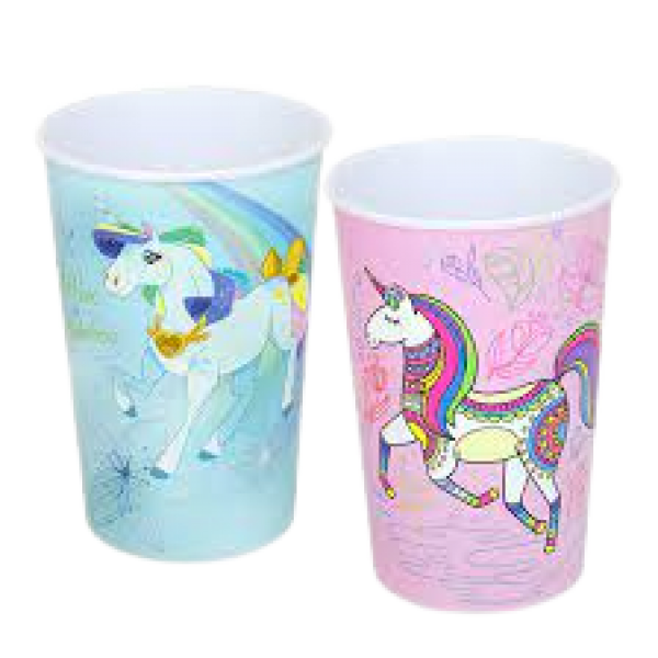 COPO 550 ML LABEL UNICORNIO REF: 25531
