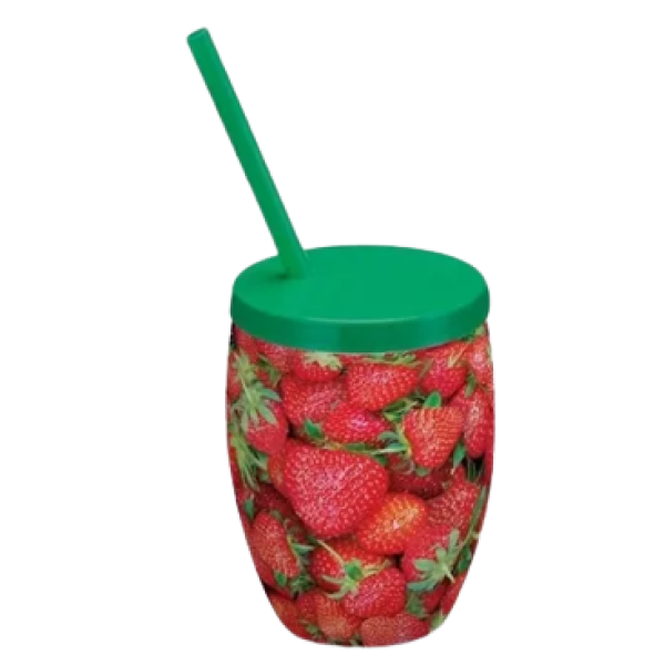 COPO 650 ML MORANGO REF: 8520