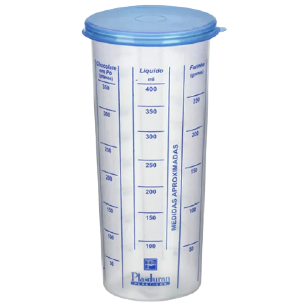 COPO GRADUADO 450 ML C/TAMPA REF: 440103