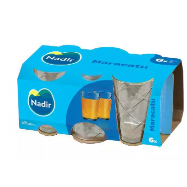 JOGO DE COPO MARACATU 280 ML COM 6 REF:2018