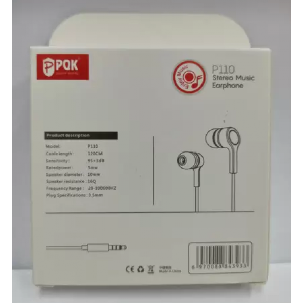 FONE DE OUVIDO COM MICROFONE HUANLE P110