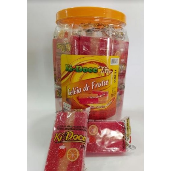 GELEIA DE FRUTAS C/ 20 UND 1100GR