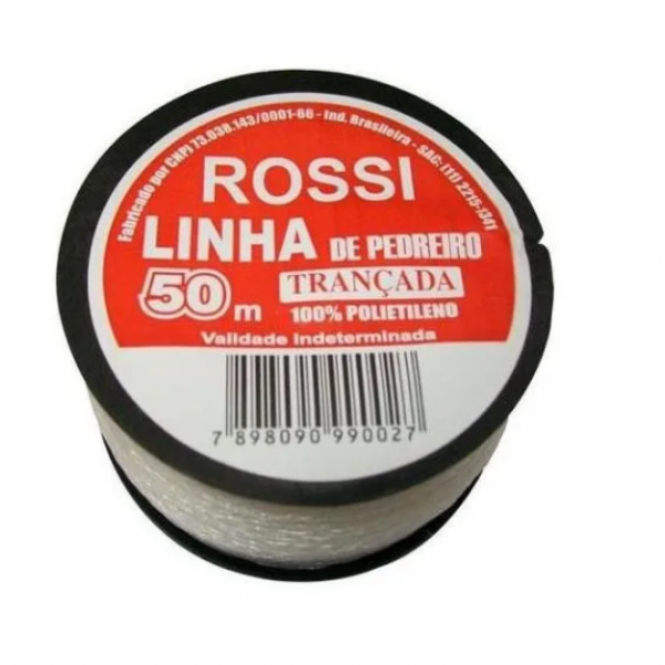 LINHA DE PEDREIRO 50m TRANÇADA ROSSI