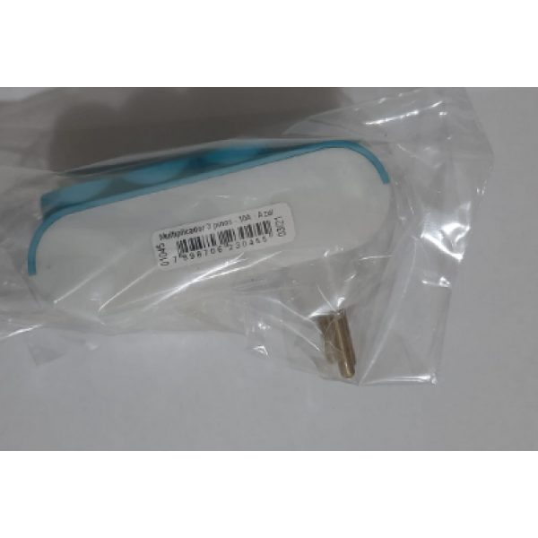 TOMADA MULTIPLICADOR 3 PINOS 10A