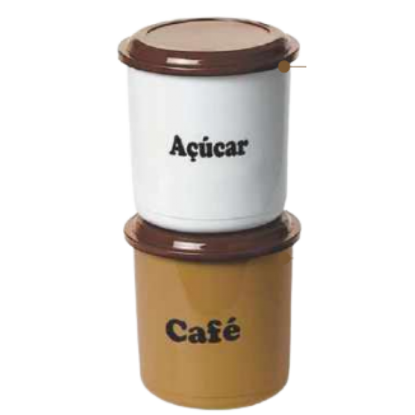 POTE MANTIMENTO AÇUCAR/CAFÉ COM 2 PÇ REF: 71178