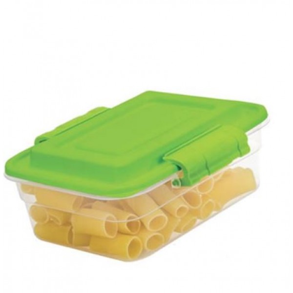 POTE RETANGULAR COM TRAVA 1,1 L