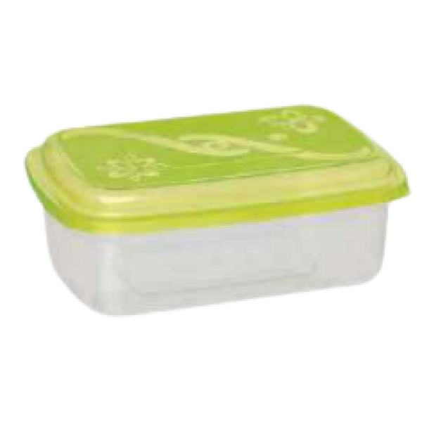 POTE RETANGULAR M 750 ML TRANSPARENTE REF: 10721