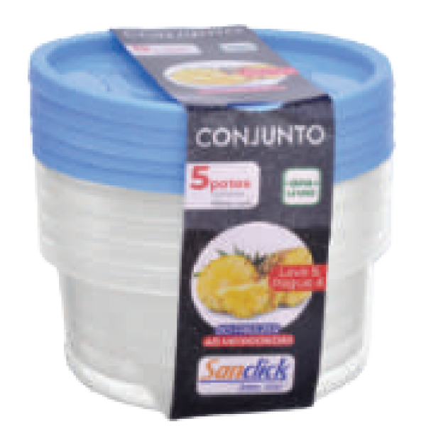 POTE SANCLICK GRADUADO REDONDO 700 ML (CJ. C/5) REF: 5407
